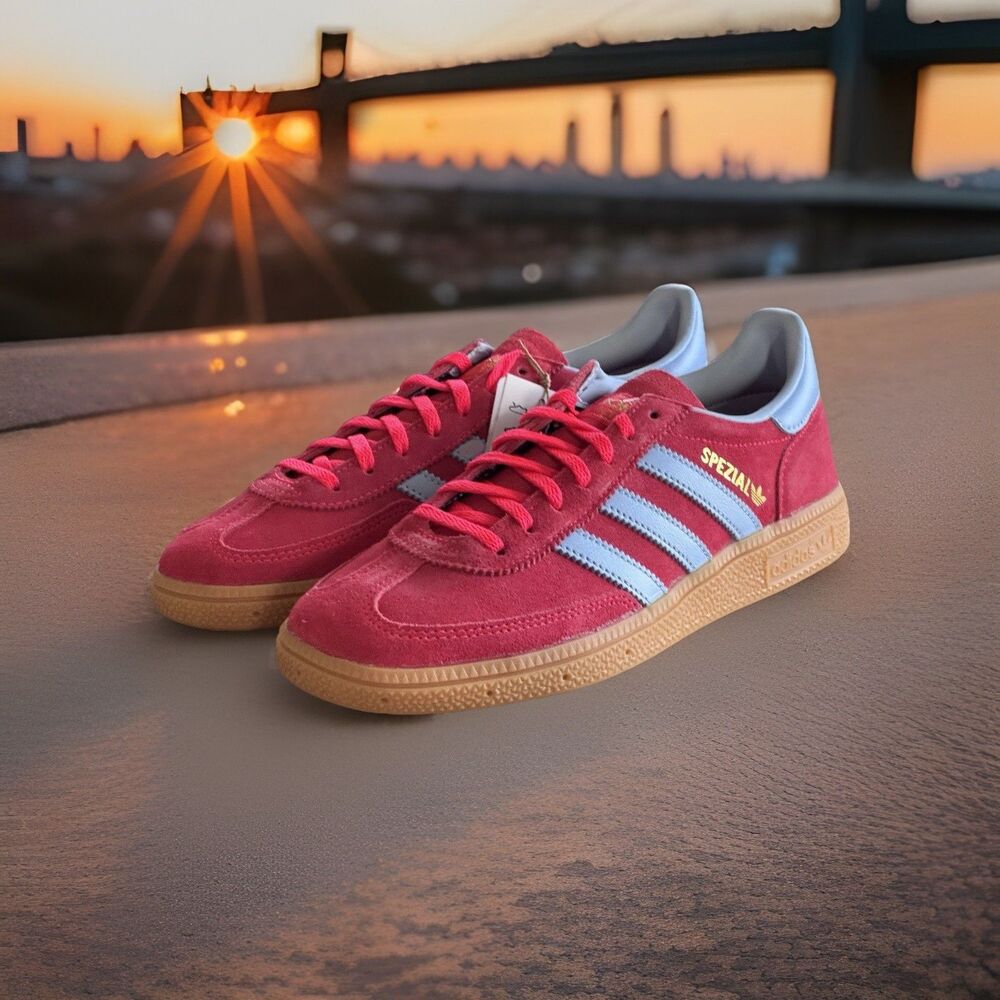 Women’s Size 10 Adidas Handball Spezial W JR3607 Pink/Blue Gum NIB